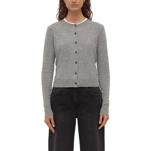 Assembly Label Benny Knit Cardigan Grey Marle